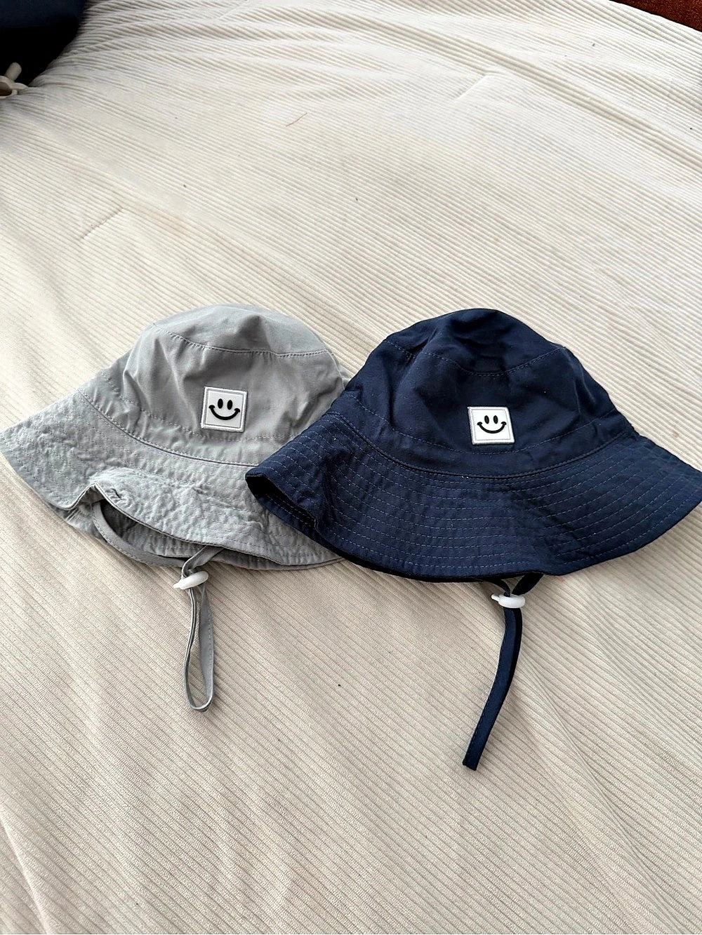 Reima Bucket Hats 2-Pack in Blue & Gray Baby 46CM